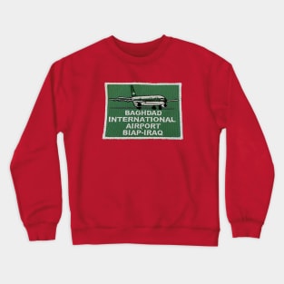 Baghdad International Airport Patch Crewneck Sweatshirt